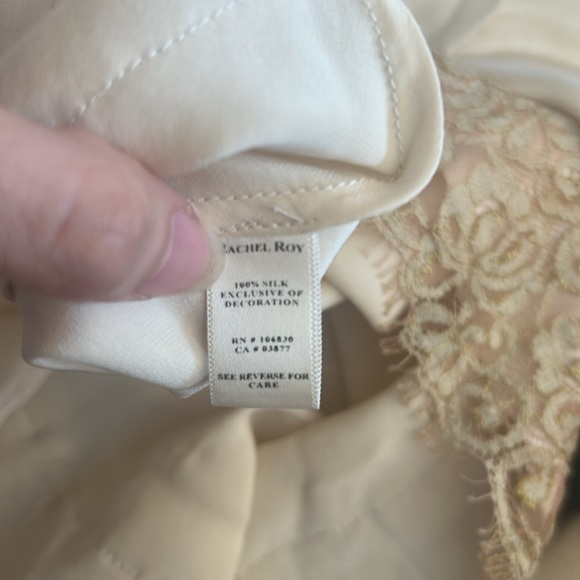 Rachel Roy Silk Tank Lace Top - Picture 5 of 5